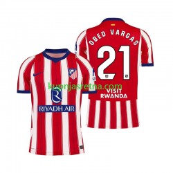 Muškarci Domaći Home Dresova Atlético Madrid Obed Vargas 21 2026-2027 Kratkih Rukava Muškarci Domaći Home Dresova Atlético Madrid Obed Vargas 21 2026-2027 Kratkih Rukava