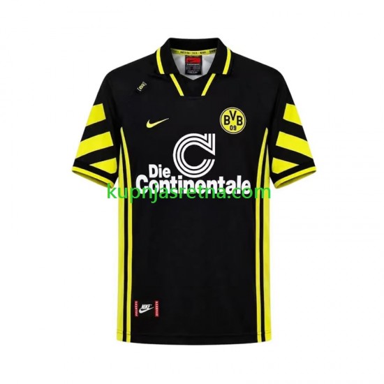 Muškarci Gostujući Away Dresova Borussia Dortmund Retro 1996 Kratkih Rukava