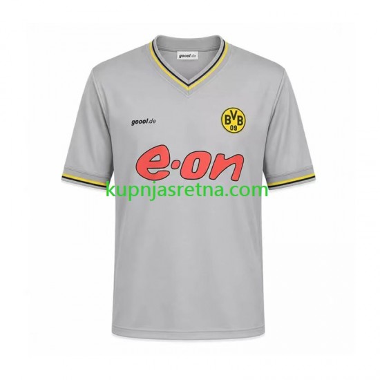 Muškarci Gostujući Away Dresova Borussia Dortmund Retro 2002 Kratkih Rukava