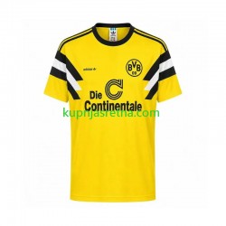 Muškarci Domaći Home Dresova Borussia Dortmund Retro 1989 Kratkih Rukava Muškarci Domaći Home Dresova Borussia Dortmund Retro 1989 Kratkih Rukava