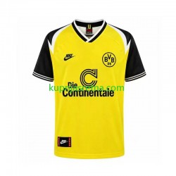 Muškarci Domaći Home Dresova Borussia Dortmund Retro 1995 Kratkih Rukava Muškarci Domaći Home Dresova Borussia Dortmund Retro 1995 Kratkih Rukava