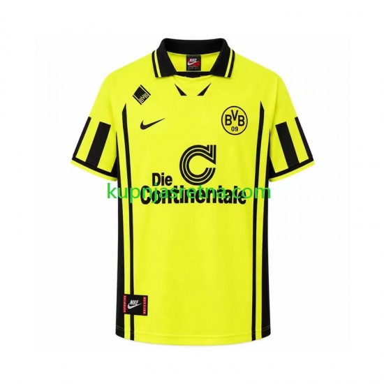 Muškarci Domaći Home Dresova Borussia Dortmund Retro 1996 Kratkih Rukava