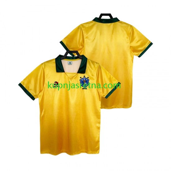Muškarci Domaći Home Dresova Brazil Retro 1988 Kratkih Rukava