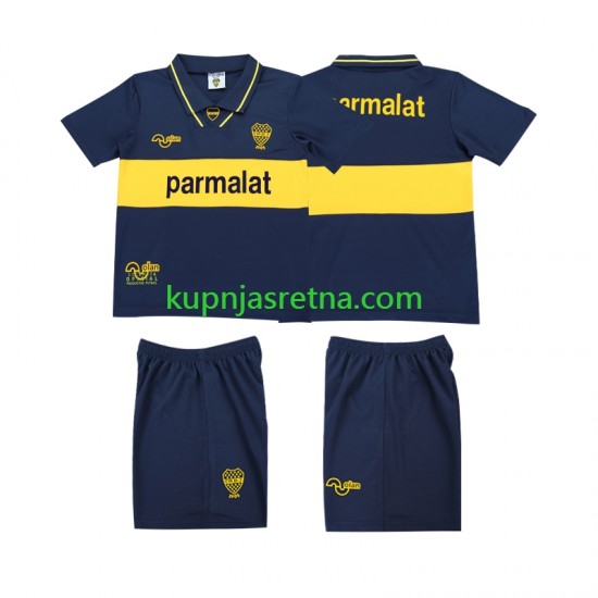 Dječja Domaći Home Dresova Boca Juniors Retro 1993 1995 Kratkih Rukava