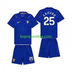 Dječja Domaći Home Dresova Chelsea Moises Caicedo 25 2026-2027 Kratkih Rukava