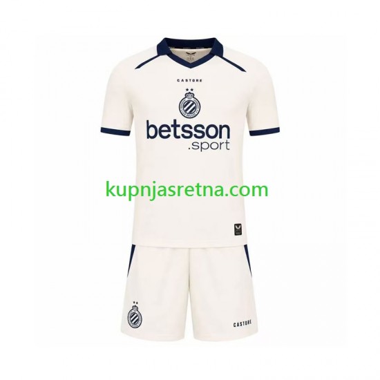 Dječja Gostujući Away Dresova Club Brugge 2026-2027 Kratkih Rukava