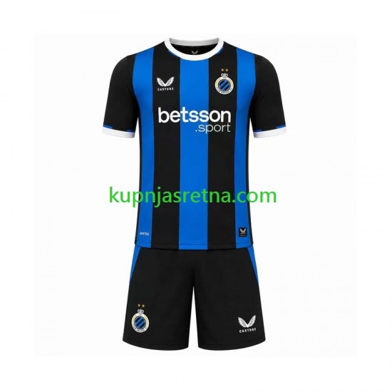 Dječja Domaći Home Dresova Club Brugge 2026-2027 Kratkih Rukava