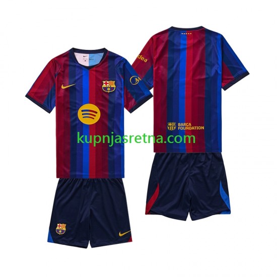 Dječja Domaći Home Dresova FC Barcelona 2026-2027 Kratkih Rukava