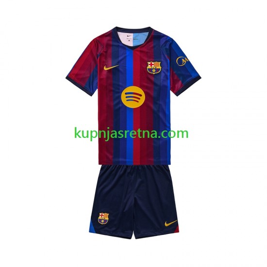 Dječja Domaći Home Dresova FC Barcelona 2026-2027 Kratkih Rukava