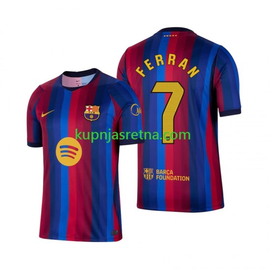 Muškarci Domaći Home Dresova FC Barcelona Ferran Torres 7 2026-2027 Kratkih Rukava