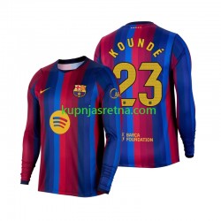 Muškarci Domaći Home Dresova FC Barcelona Jules Kounde 23 2026-2027 Dugim Rukavima