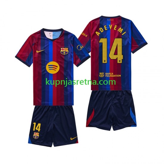 Dječja Domaći Home Dresova FC Barcelona Karim Adeyemi 14 2026-2027 Kratkih Rukava