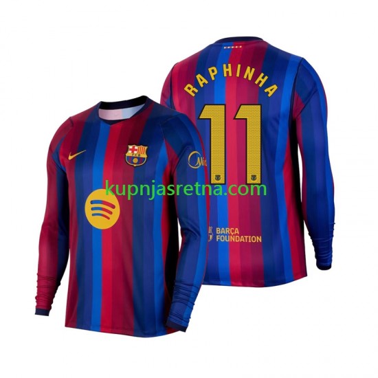 Muškarci Domaći Home Dresova FC Barcelona Raphinha 11 2026-2027 Dugim Rukavima