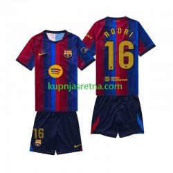 Dječja Domaći Home Dresova FC Barcelona Rodri 16 2026-2027 Kratkih Rukava Dječja Domaći Home Dresova FC Barcelona Rodri 16 2026-2027 Kratkih Rukava
