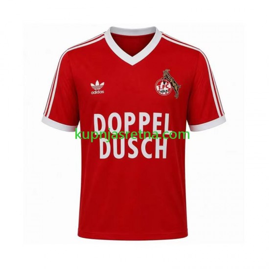 Muškarci Gostujući Away Dresova FC Köln Retro 1984 1985 Kratkih Rukava