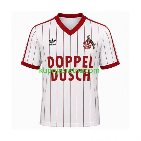Muškarci Domaći Home Dresova FC Köln Retro 1982 1983 Kratkih Rukava
