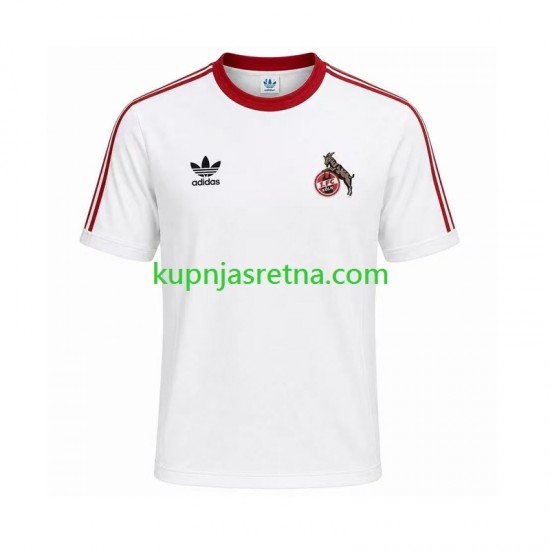 Muškarci Domaći Home Dresova FC Köln Retro 1986 1987 Kratkih Rukava