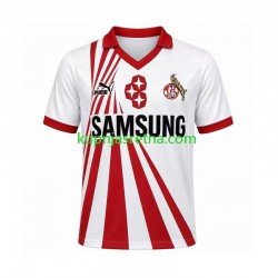 Muškarci Domaći Home Dresova FC Köln Retro 1990 1991 Kratkih Rukava