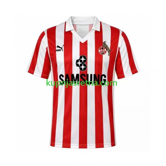 Muškarci Treći Dresova FC Köln Retro 1988 1989 Kratkih Rukava