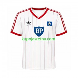Muškarci Domaći Home Dresova Hamburger SV Retro 1984 Kratkih Rukava Muškarci Domaći Home Dresova Hamburger SV Retro 1984 Kratkih Rukava