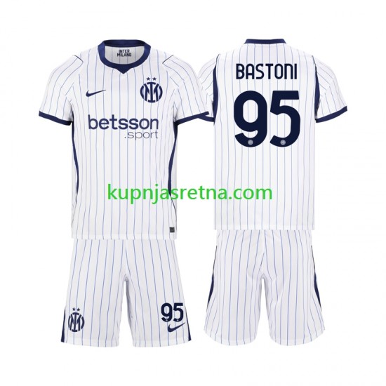 Dječja Gostujući Away Dresova Inter Milan Alessandro Bastoni 95 2026-2027 Kratkih Rukava
