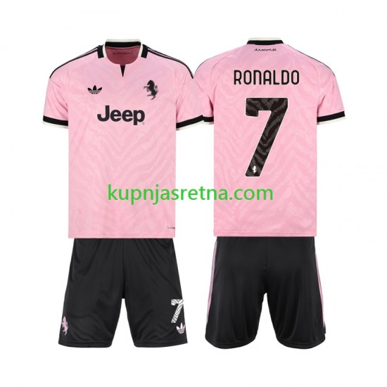 Dječja Gostujući Away Dresova Juventus Cristiano Ronaldo 7 2026-2027 Kratkih Rukava