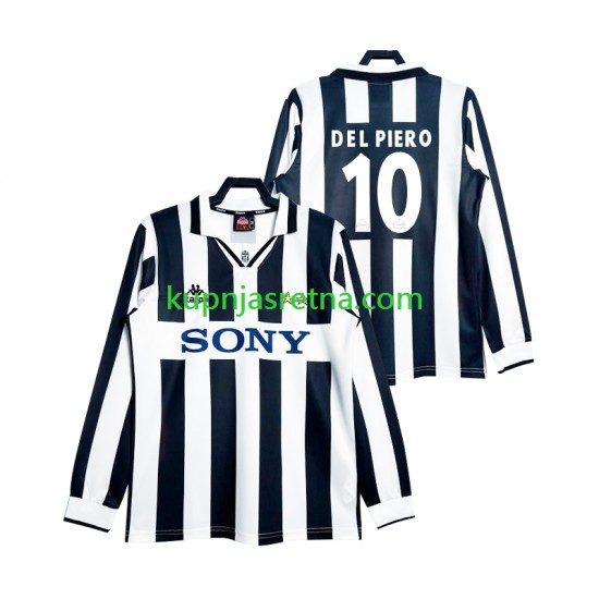 Muškarci Domaći Home Dresova Juventus DEL PIERO 10 Retro 1997 Dugim Rukavima