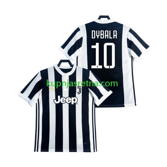 Muškarci Domaći Home Dresova Juventus DYBALA 21 Retro 2017 2018 Kratkih Rukava