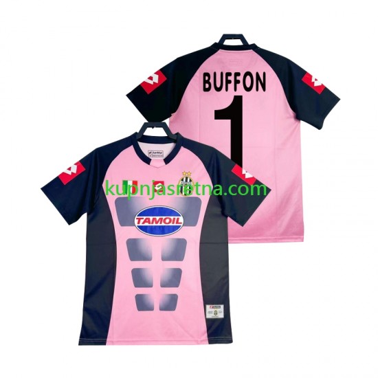 Muškarci Gostujući Away Golmanski Dresova Juventus Buffon 1 Retro 2002-2003 Kratkih Rukava