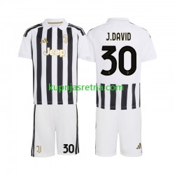 Dječja Domaći Home Dresova Juventus Jonathan David 30 2026-2027 Kratkih Rukava Dječja Domaći Home Dresova Juventus Jonathan David 30 2026-2027 Kratkih Rukava
