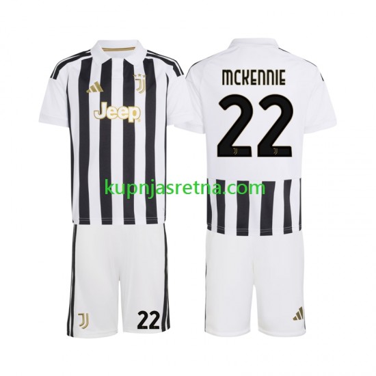 Dječja Domaći Home Dresova Juventus Weston McKennie 22 2026-2027 Kratkih Rukava