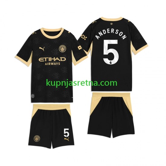 Dječja Gostujući Away Dresova Manchester City Elliot Anderson 5 2026-2027 Kratkih Rukava