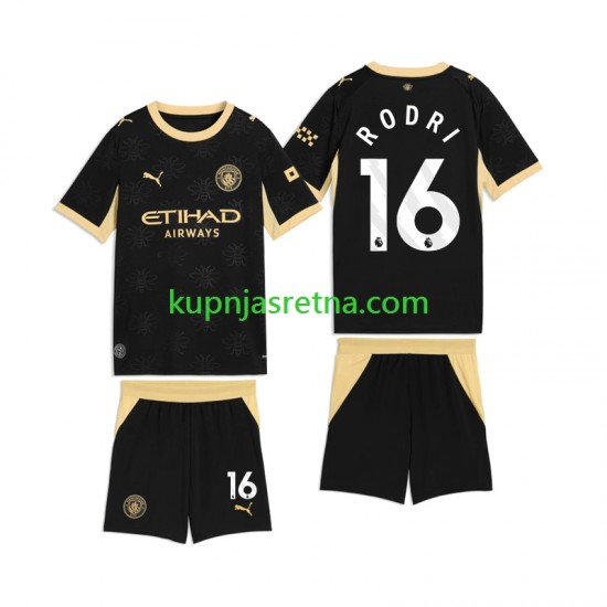 Dječja Gostujući Away Dresova Manchester City Rodri 16 2026-2027 Kratkih Rukava