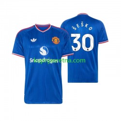 Muškarci Gostujući Away Dresova Manchester United Benjamin Sesko 30 2026-2027 Kratkih Rukava