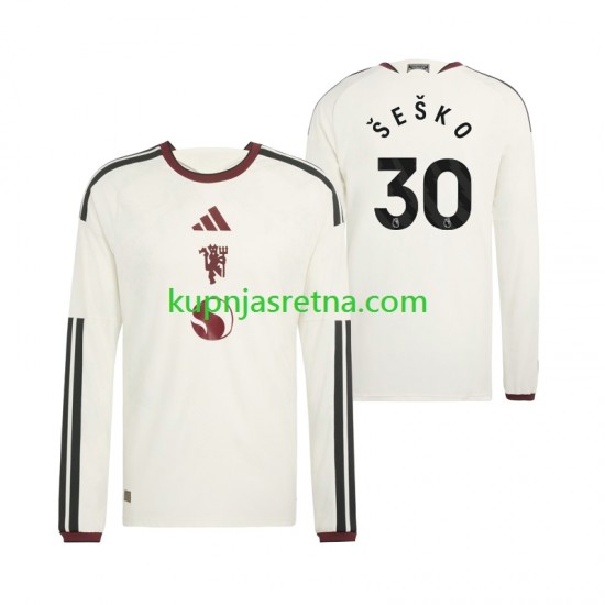 Muškarci Treći Dresova Manchester United Benjamin Sesko 30 2026-2027 Dugim Rukavima