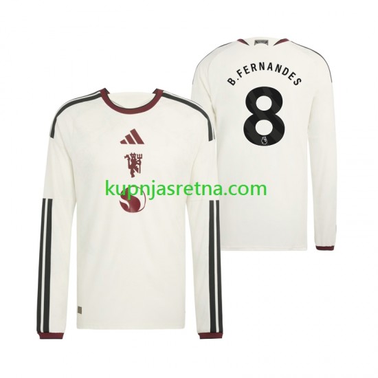 Muškarci Treći Dresova Manchester United Bruno Fernandes 8 2026-2027 Dugim Rukavima