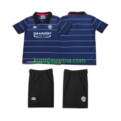 Dječja Gostujući Away Dresova Manchester United Retro 1999 2000 Kratkih Rukava Dječja Gostujući Away Dresova Manchester United Retro 1999 2000 Kratkih Rukava