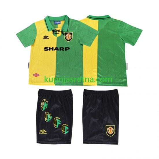 Dječja Treći Dresova Manchester United Retro 1992 1994 Kratkih Rukava