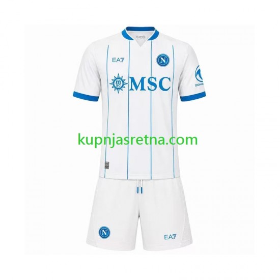 Dječja Gostujući Away Dresova Napoli 2026-2027 Kratkih Rukava