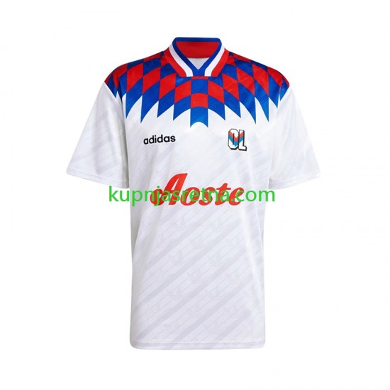 Muškarci Domaći Home Dresova Olympique Lyonnais Retro 1995 1996 Kratkih Rukava