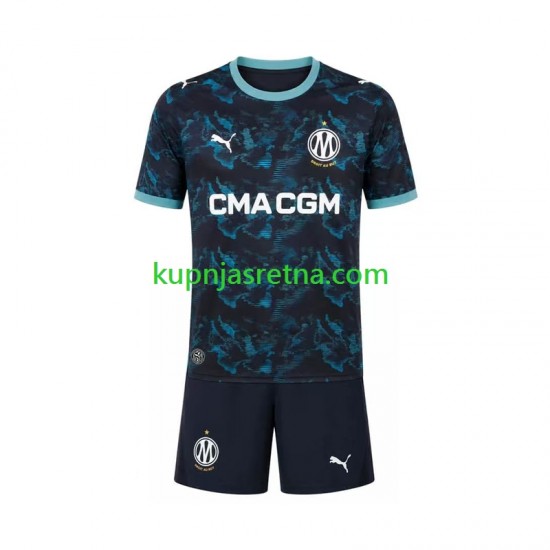 Dječja Gostujući Away Dresova Olympique de Marseille 2026-2027 Kratkih Rukava