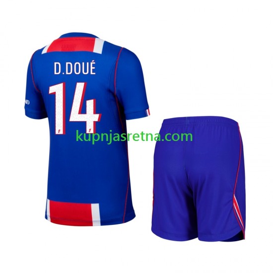 Dječja Domaći Home Dresova Paris Saint-Germain Desire Doue 14 2026-2027 Kratkih Rukava