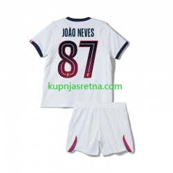 Dječja Gostujući Away Dresova Paris Saint-Germain Joao Neves 87 2026-2027 Kratkih Rukava