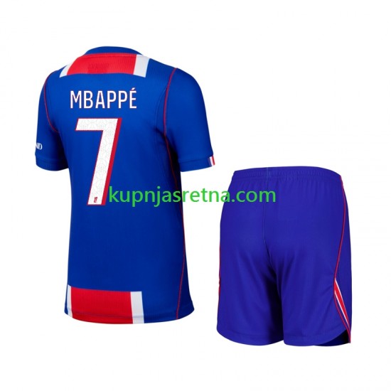 Dječja Domaći Home Dresova Paris Saint-Germain Kylian Mbappe 7 2026-2027 Kratkih Rukava