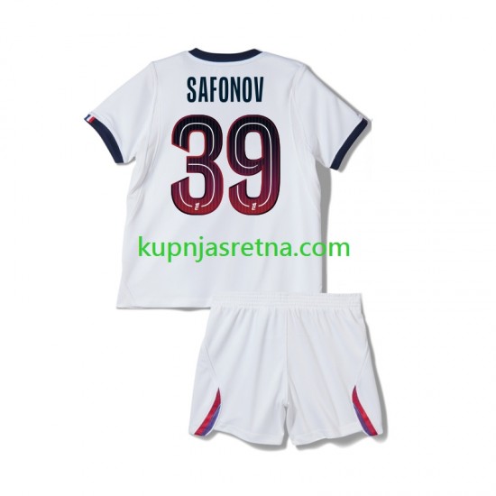 Dječja Gostujući Away Dresova Paris Saint-Germain Matvey Safonov 39 2026-2027 Kratkih Rukava