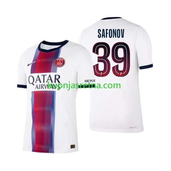 Muškarci Gostujući Away Dresova Paris Saint-Germain Matvey Safonov 39 2026-2027 Kratkih Rukava