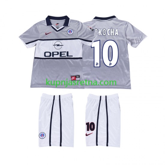 Dječja Gostujući Away Dresova Paris Saint-Germain OKOCHA 10 Retro 2000 2001 Kratkih Rukava