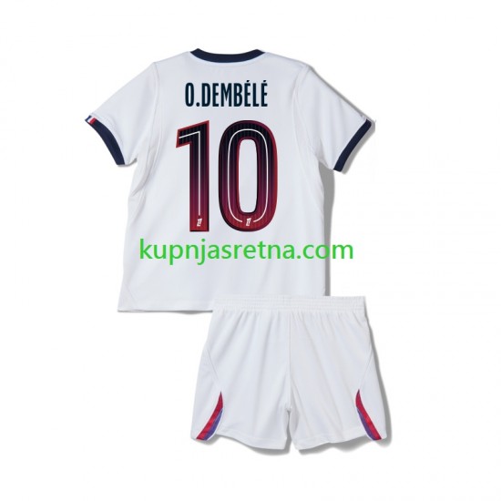 Dječja Gostujući Away Dresova Paris Saint-Germain Ousmane Dembele 10 2026-2027 Kratkih Rukava