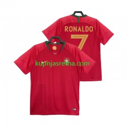 Muškarci Domaći Home Dresova Portugal Cristiano Ronaldo 7 Retro 2018 Kratkih Rukava