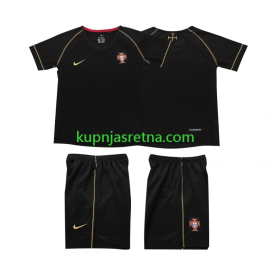 Dječja Gostujući Away Dresova Portugal Retro 2006 Kratkih Rukava